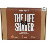 Shaving Sets on sale Men Rock The Life Shaver Shaving Gift Set Includes Shave Cream 100ml Synthetic Shaving Brush and Drip Stand Sandalwood and Spicy Black Pepper Fragrance