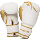 White Martial Arts Reebok Boxing Gloves White And Gold