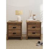 Bedside Tables GFW Set Of 2 Boston Chests Bedside Table