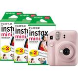 Fujifilm Instax Mini 12 Instant Camera Blossom Pink Camera 60 Shot Pack