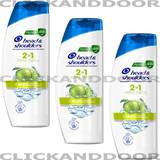 Head & Shoulders Shampoos Head & Shoulders Apple Fresh 2in1 Anti-Dandruff Shampoo and Conditioner Scalp 400ml