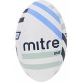 Mitre Rugby Balls Mitre Grid Rugby Ball white/black/blue