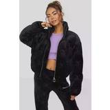 Juicy Couture Outerwear Juicy Couture Madeline Monogram Puffer Jakke Black