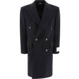 Silk Coats Dolce & Gabbana Double-breasted wool coat