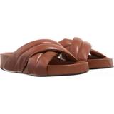 ATP Atelier Sandals Airali Nappa Leather cognac Sandals for ladies