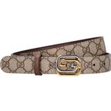 Gucci Belts Gucci Reversible Squared Interlocking Belt - Brown