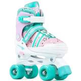 SFR Spectra Teal/pink Adjustable Kids Quad Roller Skates