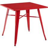 Red Dining Tables Minster X Dining Table 80x80cm