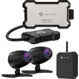 Navitel M800 Dual Motorcycle Dash Cam Full HD Front and Rear Cameras with GPS Module and Wi-Fi Black One Size