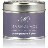 Purple Scented Candles of Pomegranate & Pear 210g Tin Soy Scented Candle