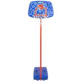 Tarmak Kids' Basketball Hoop On Stand Adjustable 1.30m To 1.60m K500 Aniball Blue