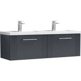 Green Vanity Units for Single Basins Nuie Deco 1200mm Hung 2
