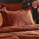 Orange Pillow Cases Paoletti Palmeria Embroidered Quilted Pillow Case Orange