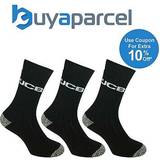 Clothing JCB black 9-pack workwear apparel socks 6-11
