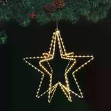 Silver Christmas Lamps Noma 46cm Wire Star Christmas Lamp