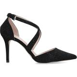 4.5 Heels & Pumps Carvela 'Kross Jewel' Suedette Heels Black