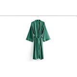 Robes Hay Outline bathrobe Emerald green