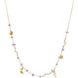 Purple Necklaces Maanesten Yolanda Necklace - Gold/Purple