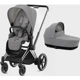 Carrycots Cybex e-Priam Chrome Pushchair With Lux Carrycot