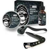 Shaving Sets Ulab ultimate gorilla beard growth kit with derma roller, beard oil, beard balm