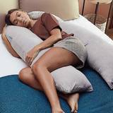 Maternity & Nursing Kally Sleep U-Shaped Pregnancy Pillow Heathered Grey