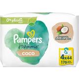 Baby Skin on sale Pampers Harmonie Coconut Pure wet wipes for kids 4x44 pc
