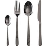 BigBuy Home Cutlery BigBuy Home Black Stainless steel Pieces Cutlery Set 24pcs