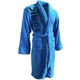 Men Sleepwear Sega Sonic Bathrobe Dressing Gown Belt Fleece Robe