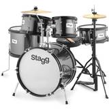 Stagg Drum Kits Stagg Tim Jr 5/16B Junior Drum Set Black Black