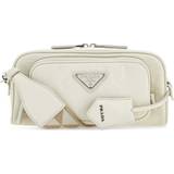 Prada Handbags Prada Woman White Nappa Leather Crossbody Bag
