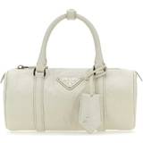Prada White Leather Small Handbag White