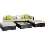 Inflatable Garden & Outdoor Furniture OutSunny 5-Seater Garden Conservatory Outdoor Lounge Set