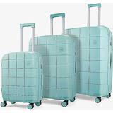 Suitcase Sets Rock Luggage Pixel 8-Wheel