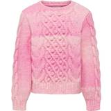 Girls Knitted Sweaters Children's Clothing Kids Only O-neck Knitted Pullover