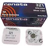 Renata single watch battery swiss made 321 or sr 616 sw 1.55v fast shipping