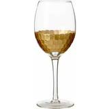 Gold Glasses Premier Housewares Astrid Wine Glass 30cl 4pcs