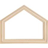 Rico Embroidery Wide House Beige Photo Frame 14x20cm