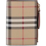 Cotton Wallets Burberry Small Check Bifold Wallet ARCHIVE BEIGE