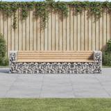 vidaXL gabiondesign Garden Bench