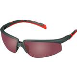 Red Eye Protections 3M S2024AS-RED Safety glasses Mirrored, Anti-scratch coating Red, Grey DIN EN 166