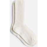 Clothing ESPA White Cashmere Ribbed Knit Socks