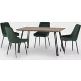 Green Tables SECONIQUE Quebec Straight Edge Dining Set