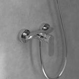 Villeroy & Boch Bath Taps & Shower Mixers Villeroy & Boch Einhebel-Duscharmatur 'O.novo' Silber