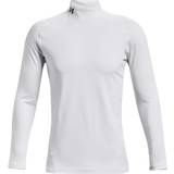 Under Armour Sportswear Garment Base Layer Tops Under Armour Men's ColdGear Fitted Mock White/Black