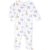 18-24M Pyjamases Aden + Anais and Unisex Print Comfort Zip Front Footie Baby