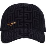Balmain Clothing Balmain logo-jacquard cotton-blend beanie men Cotton/Polyamide Black