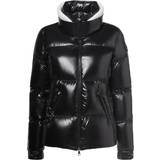 Moncler Women Jackets Moncler Womens Black Vistule Quilted Shell-down Jacket