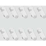 Hanes Women's 10pk Cushioned Low Cut Socks White 5-9