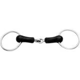 Rubber Bits Korsteel 5 Inch Loose Ring Jointed Rubber Snaffle