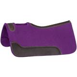 Purple Saddle Pads Tough-1 Contour Felt Saddle Pad